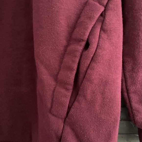 Zenana V-neck Sweatshirt W/Pockets Size M - Picture 3 of 10